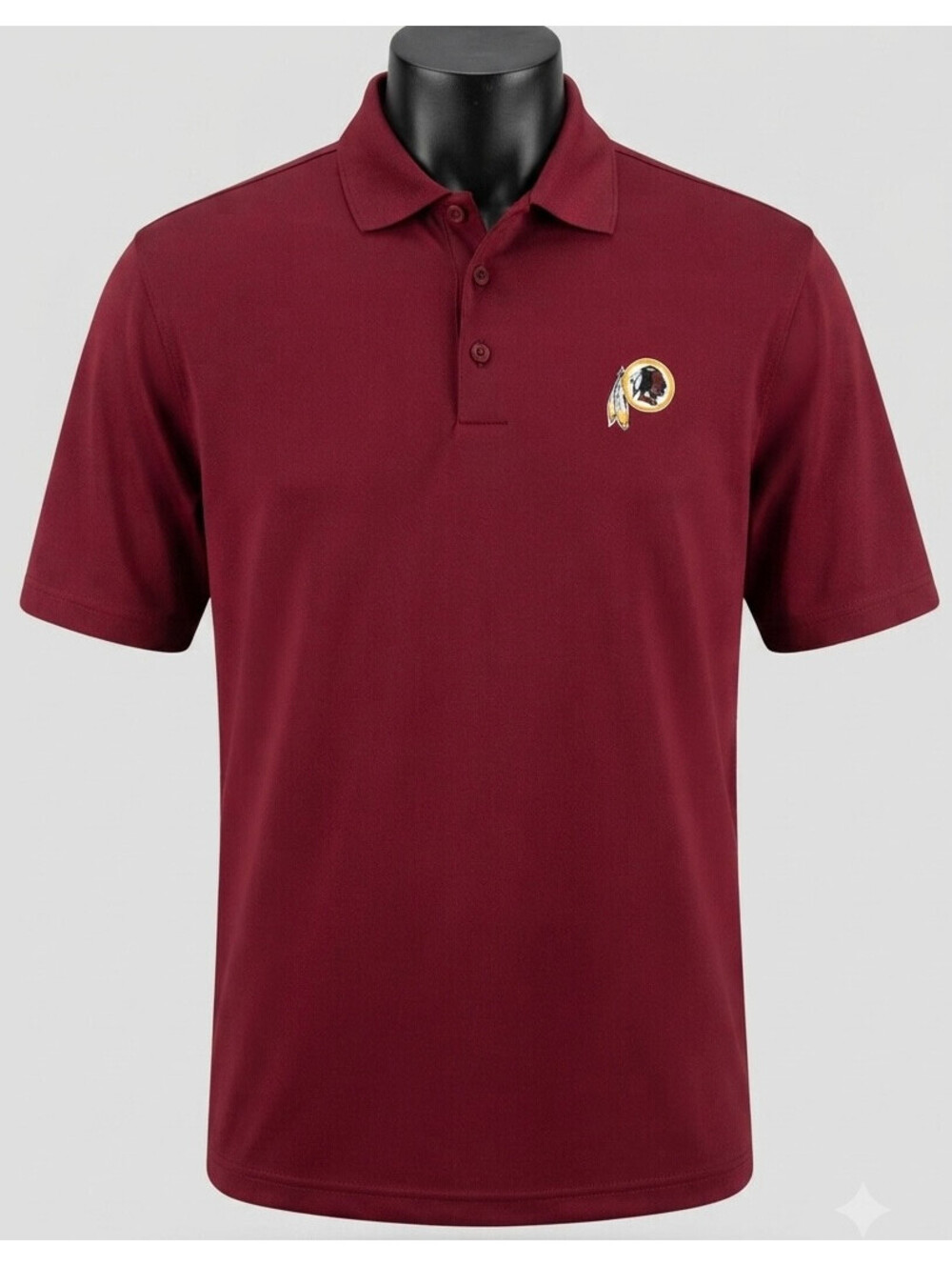 Vintage Washington Redskins Antigua Polo Shirt Men's Medium Burgundy Golf Jersey
